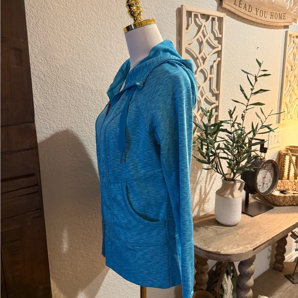 Athleta Teal Fleece Jacket - Picture 2 of 4